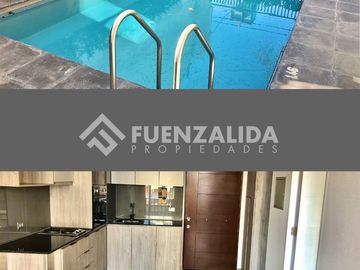 Depto Semi Nuevo en Arriendo 1D en Metro Irarrazabal