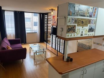 Departamento amoblado 1 Dormitorio a pasos Metro
