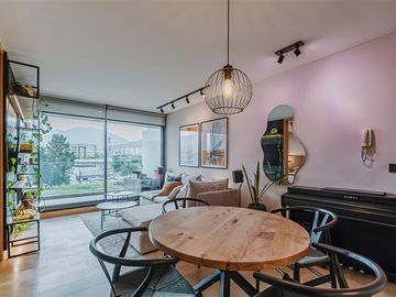 Exquisito dpto 1 dorm con vista oriente en San Damián