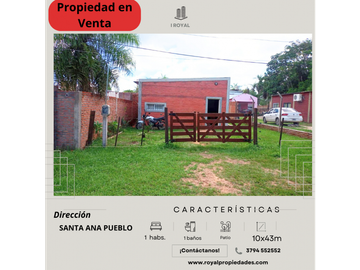 Casa en Venta Santa Ana Pueblo