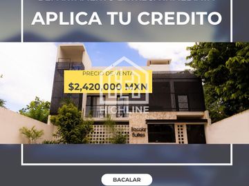 Departamento en Bacalar entrega inmediata, Aplicar...