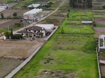 Terreno en venta Ambato, sector Izamba, 400m2 planos,...
