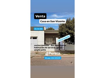 Venta | Casa  | 2 dorm | Olavarría, San Vicente