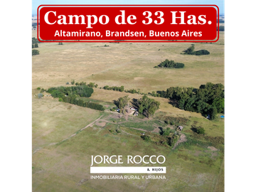 Campo de 33 Has. mixto en Brandsen