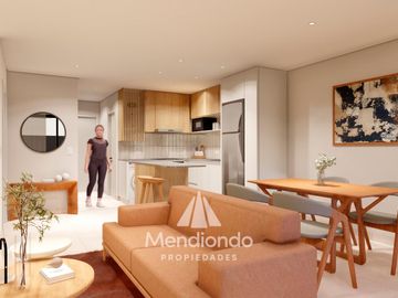 Deptos en Semipiso 2 amb. (57,6m2) frente c/ Balcón -...