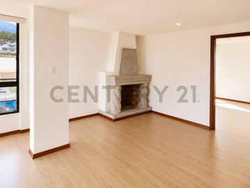 Departamento de 3 dormitorios con chimenea en El Condado