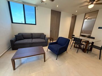 DEPARTAMENTO AMUEBLADO DE 2 RECÁMARAS EN RENTA, AL NORTE...