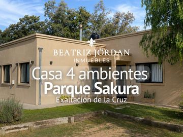 CASA 4 AMBIENTES EN VENTA, BARRIO PARQUE SAKURA,...
