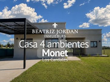 CASA 4 AMBIENTES EN VENTA, BARRIO MONET,  LOS CARDALES