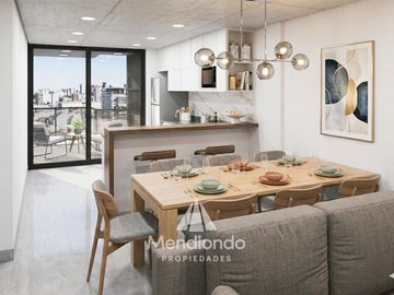 Semipiso 3 amb al frente con balcón terraza con...