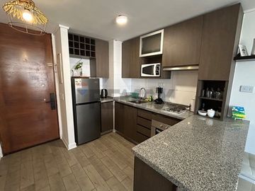 Bello Depto amoblado mono ambiente con bodega