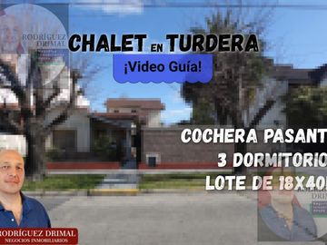 Chalet en Turdera con 3 dormitorios y un lote de 18 x 40...