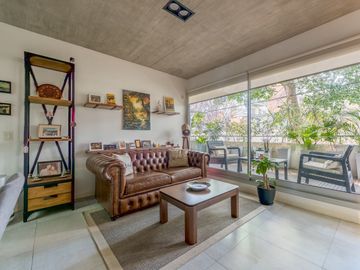 Alquiler departamento 2 ambientes con  balcón terraza y...