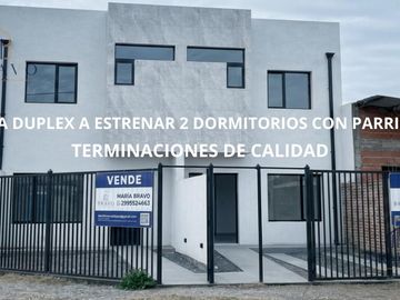 VENTA DUPLEX 2 DORMITORIOS A ESTRENAR, TERMINACIONES DE...