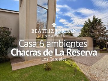 CASA 6 AMBIENTES EN ALQUILER, CHACRAS DE LA RESERVA, LOS...