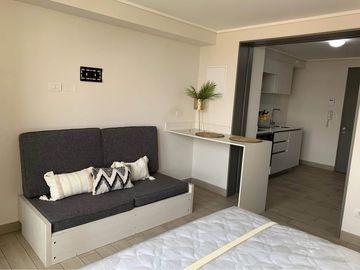 ARRIENDO DP TIPO ESTUDIO 1B TERRAZA METROS ESTAC ÑUÑOA