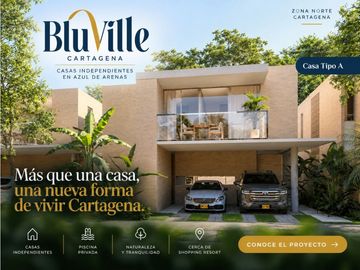 BLUVILLE: Casas en Azul de Arenas | Zona Norte Cartagena...