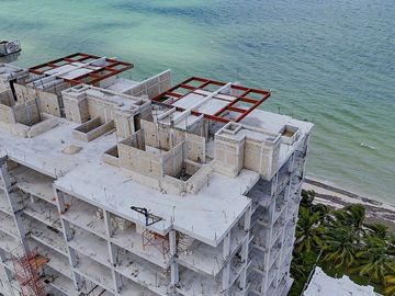 Departamento en pre venta frente al mar Chicxulub...