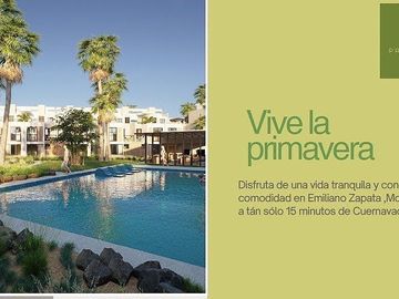 Departamento nuevo en venta en Emiliano Zapata Morelos