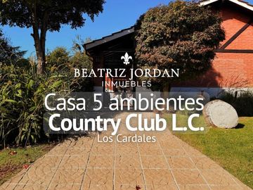 CASA 6 AMBIENTES EN VENTA, COUNTRY CLUB, LOS CARDALES