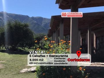 Cabañas y Restaurante con 8.000m2 de terreno en...