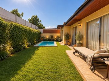 Casa en condominio, 4d+servicio. Colegio Andree