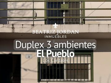DUPLEX 3 AMBIENTES EN VENTA, PUEBLO LOS CARDALES