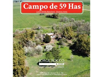 Campo en venta en Loma Verde. 59 Has mixto.