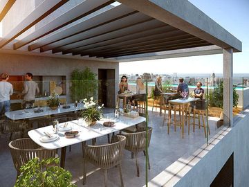 Apartamento 2 dormitorios  y amplia terraza con...