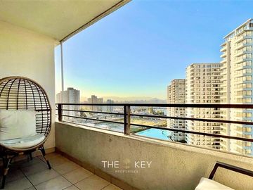 Departamento en arriendo de 2 dorm. 1 est y 1 bod. en Macul