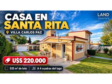 Casa venta Carlos Paz, Santa Rita | 2 suites + 3er dormi...
