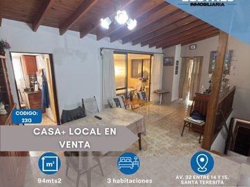 VIVIENDA + LOCAL EN VENTA (VENTA EN BLOCK)