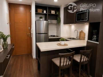ARRIENDO B.UNIBERSITARIO 1D/1B/BODEGA TERRAZA A/C METRO