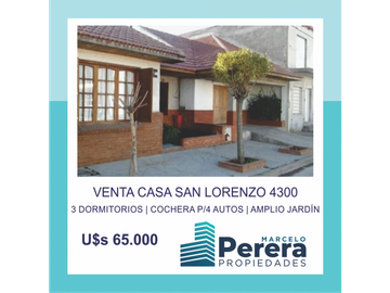Venta | Casa | 3 dorm | Brio Sarmiento