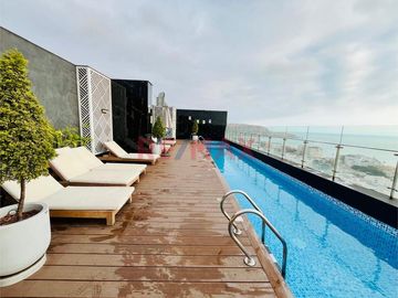 Departamento Con Vista Al Mar Y Piscina A Pasos Del...