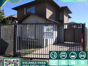 VENDO Casa Barrio Toledo 4D y 4B. Chillán