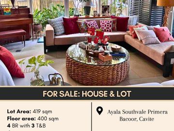FOR SALE: Beautiful House located in Ayala Southvale...
