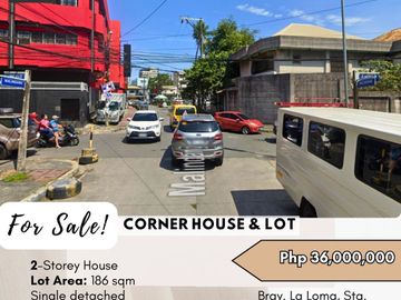 OR SALE Corner House and Lot located at Brgy. La Loma,...