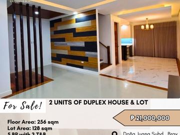 FOR SALE Duplex House and Lot located at Doña Juana...
