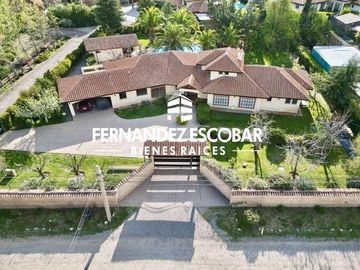 LOS ANDES - VENTA PARCELA CON CASA 5D 4B - LOS VILLARES
