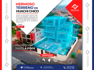 TERRENO EN VENTA - HUACHI CHICO, Las Orquídeas, Ambato,...