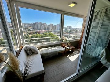 Se vende depto Muy Central 2d2b1e En Uno Norte, Viña Del Mar