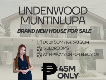 LINDENWOOD MUNTINLUPA BRAND NEW HOUSE BESIDE SUSANA HEIGHTS