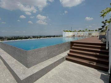 Departamento Moderno con Rooftop, Alberca y Gimnasio | A...