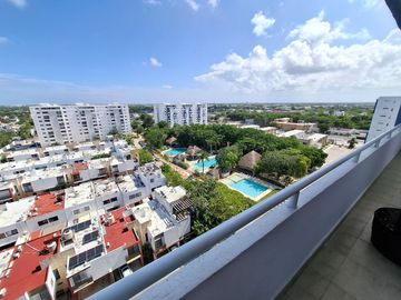 SE VENDE PH PISO 10 CON VISTA ESPECTACULAR 2 REC 2 BAÑOS...