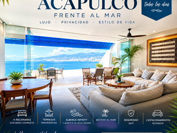 Departamento de lujo en venta en Acapulco frente al mar...