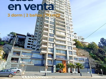 ACOGEDOR  DEPARTAMENTO CON VISTA AL MAR