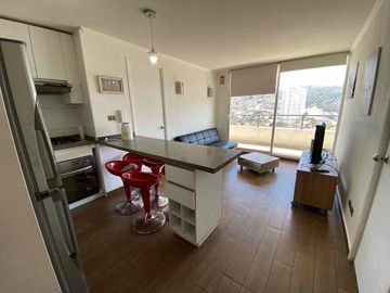VALPARAÍSO - ARRIENDO DEPTO ESTILO MARIPOSA COND. BAHÍA...