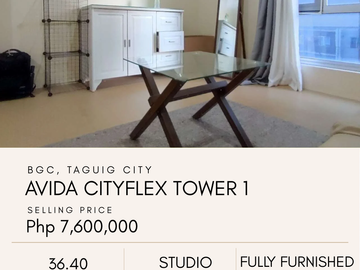 FOR SALE | AVIDA CITYFLEX TOWER 1, BGC