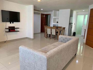 DEPARTAMENTO AMUEBLADO EN RENTA — AV. TULUM, CANCÚN
